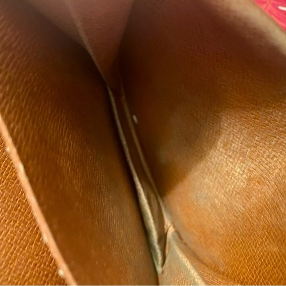 Louis Vuitton Brown and Gold Chain Wallet - Picture 8 of 11